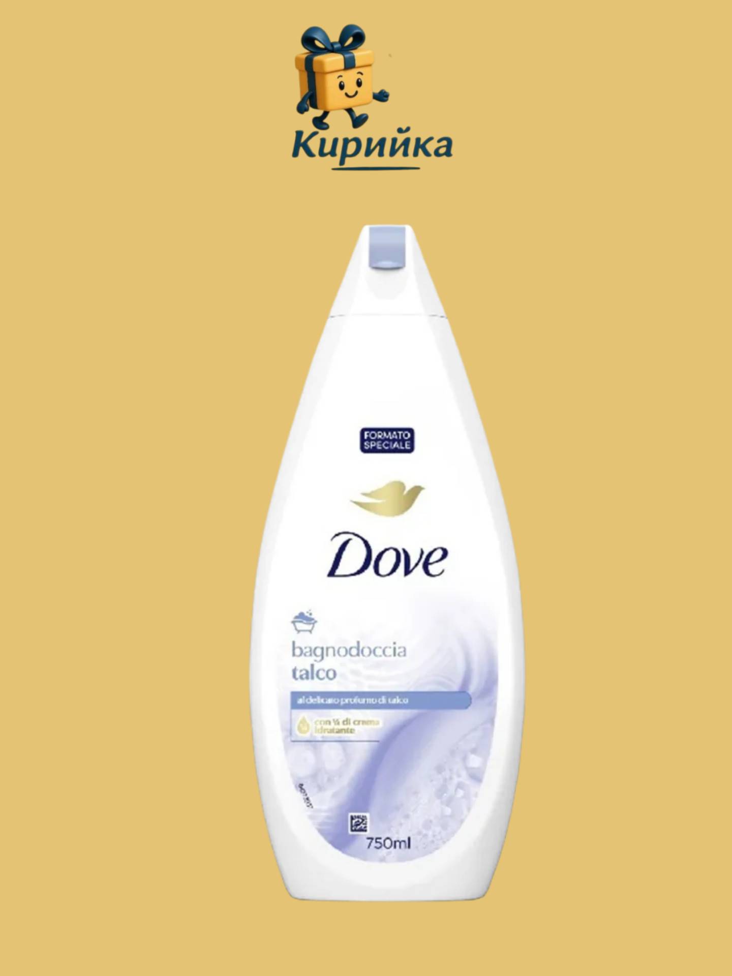 ДУШ ГЕЛ И ПЯНА ЗА ВАНА ДАВ ТАЛК 750МЛ 750ml